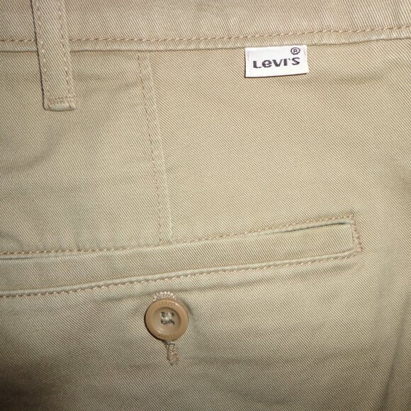 NWOT Levi's Strauss & Co. Two Horse Brand Pant W30xL32 Khaki Tan Zip/Button - Picture 10 of 15